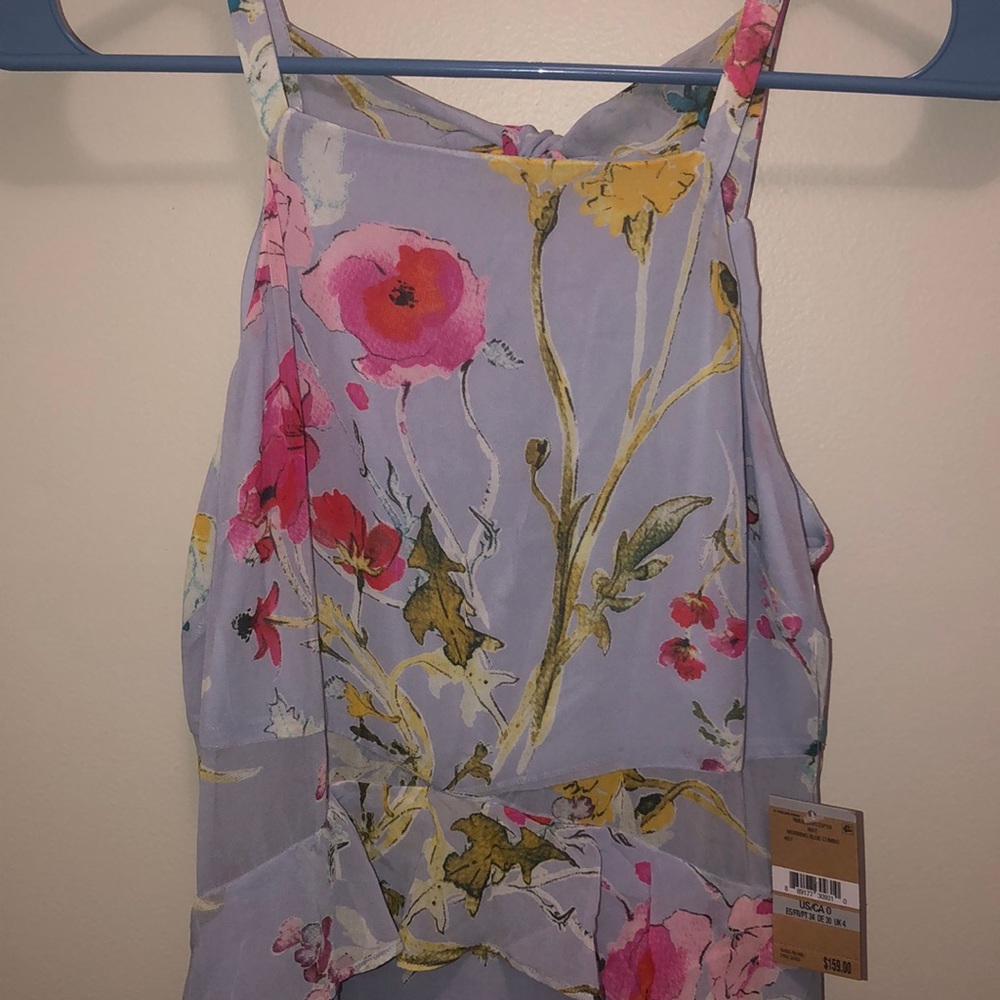 Rachel Roy maxi floral dress with ruffles